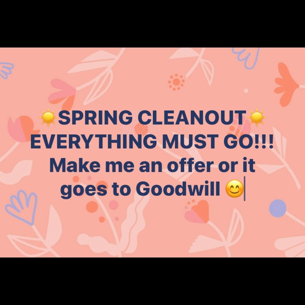 SPRING CLOSET CLEANOUT